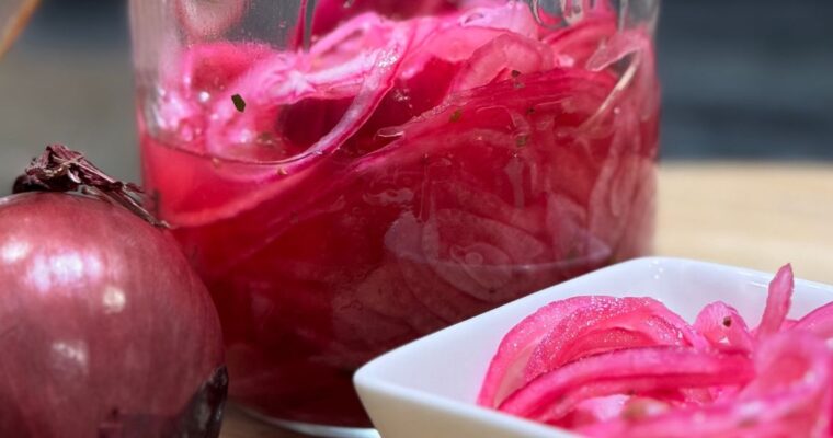 Truly Yummy Pickled Red Onions