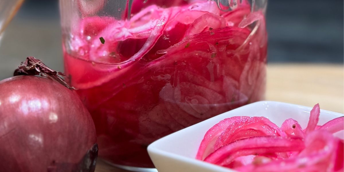 Truly Yummy Pickled Red Onions