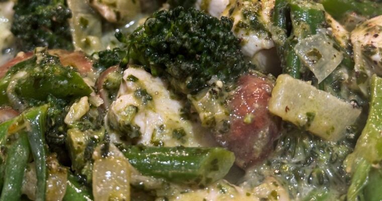 Truly Yummy Chicken Pesto Pasta