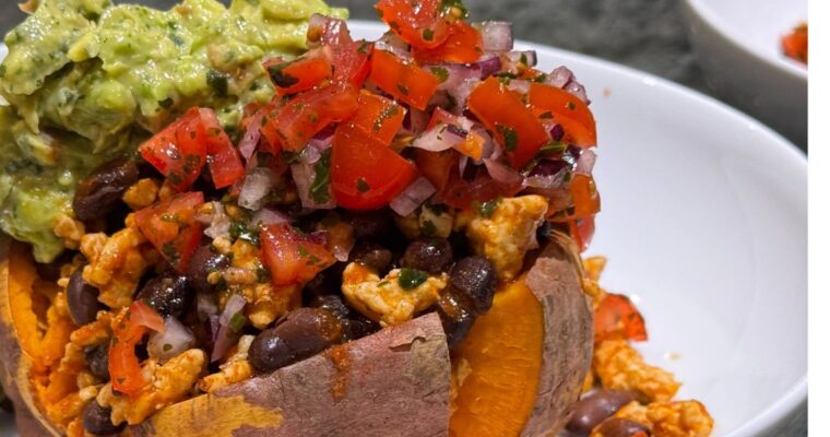 Truly Yummy Stuffed Sweet Potato
