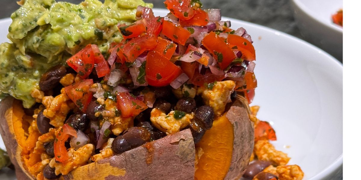 Truly Yummy Stuffed Sweet Potato