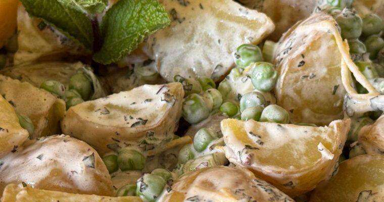 Truly Yummy Potato Salad with Peas