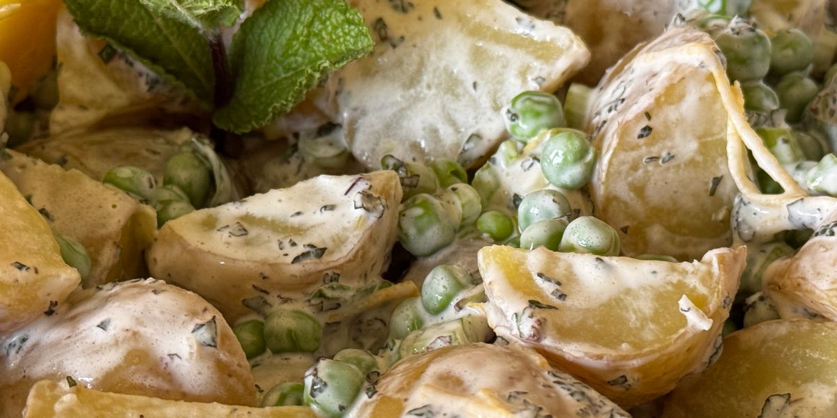 Truly Yummy Potato Salad with Peas