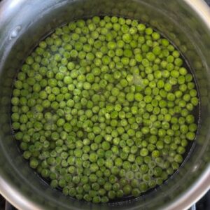 Potato Salad with mint and peas
