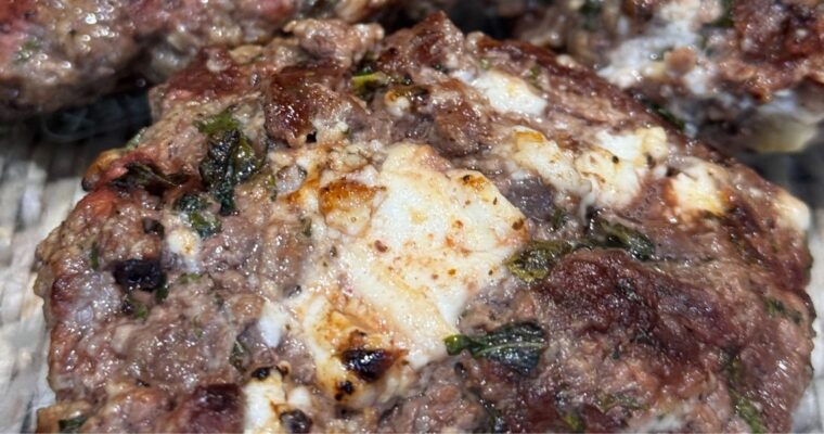 Truly Yummy Feta Lamb Burgers