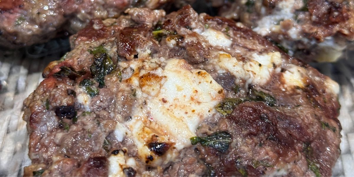Truly Yummy Feta Lamb Burgers