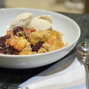 Truly Yummy Apple & Blackberry Crumble