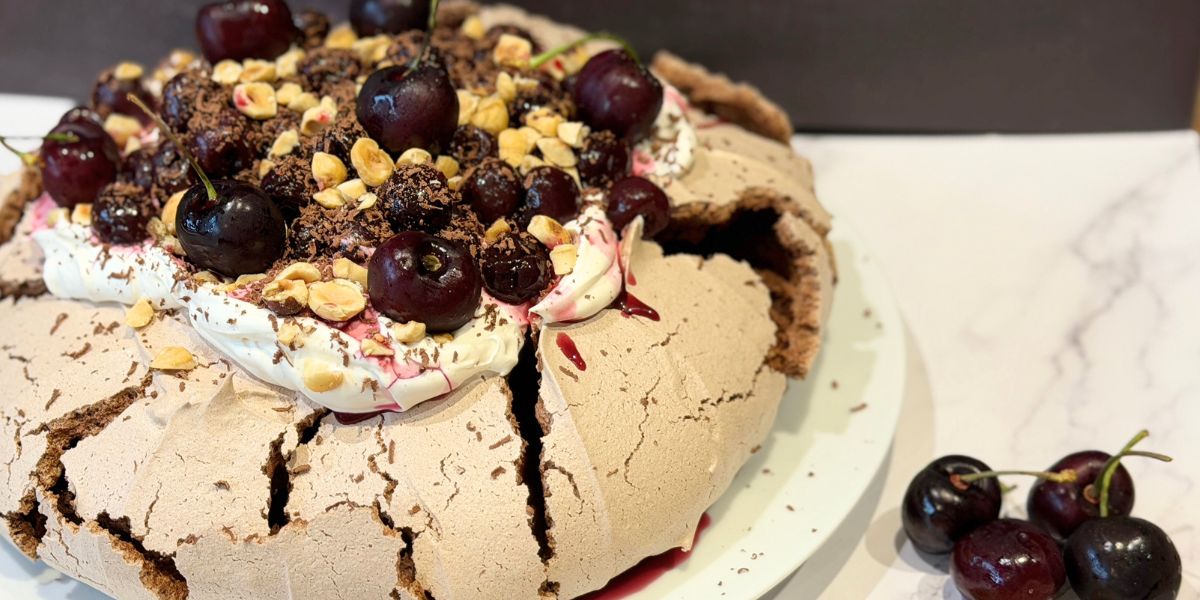 Truly Yummy Black Forest Pavolva
