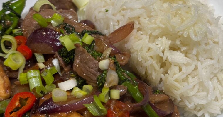 Truly Yummy Fiery Beef Stir Fry