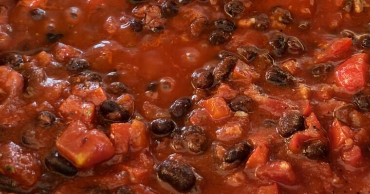 Truly Yummy Spicy Black Beans